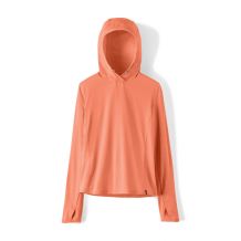 Technical hoodie Patagonia W's Cap Cool Sun Hoody (Mellow Melon - Peach Sherbet X-Dye) Women
