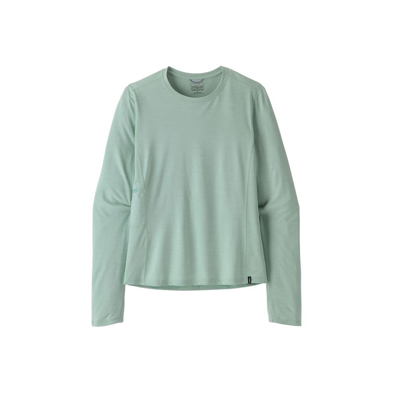 Technisch T-shirt Patagonia W's L/S Cap Cool Sun Shirt (Thermal Blue - Thin Ice X-Dye) Dames