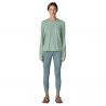 Patagonia Dame L/S Cap Cool Sun Shirt (Thermal Blue - Thin Ice X-Dye)