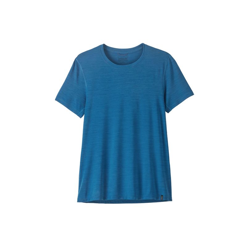 Tekninen T-paita Patagonia W's Cap Cool Ultra Shirt (Aquatic Blue - Light Aquatic Blue X-Dye) Naisille