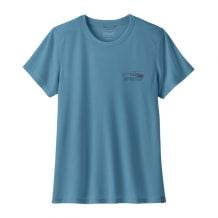 Patagonia Camisa Trail Cap Cool para Mujer - Stratapeaks (Azul Costero)