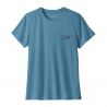 Patagonia Camisa Trail Cap Cool para Mujer - Stratapeaks (Azul Costero)