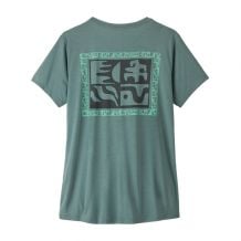 T-shirt tecnico Patagonia W's Cap Cool Daily Shirt - Mother Rays (Blu Salvia - Blu Salvia Chiaro X-Dye) Donna