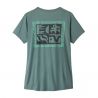 Teknisk T-shirt Patagonia W's Cap Cool Daily Shirt - Mother Rays (Blue Sage - Light Blue Sage X-Dye) Kvinder