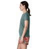 T-shirt technique PATAGONIA W's Cap Cool Daily Shirt - Mother Rays (Blue Sage - Light Blue Sage X-Dye) Femme 