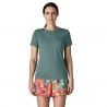 Patagonia W's Cap Cool Daily Shirt - Mother Rays (Blå Salvia - Lys Blå Salvia X-Dye)