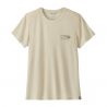 Camiseta técnica Patagonia W's Cap Cool Trail Shirt - Stratapeaks (Dyno White) Mujer