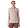 Patagonia Maglietta grafica W's L/S Cap Cool Merino Blend (Fitz Roy Strata: Shroom Taupe)