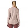 Patagonia Camisa gráfica W's L/S Cap Cool Merino Blend (Fitz Roy Strata: Shroom Taupe)