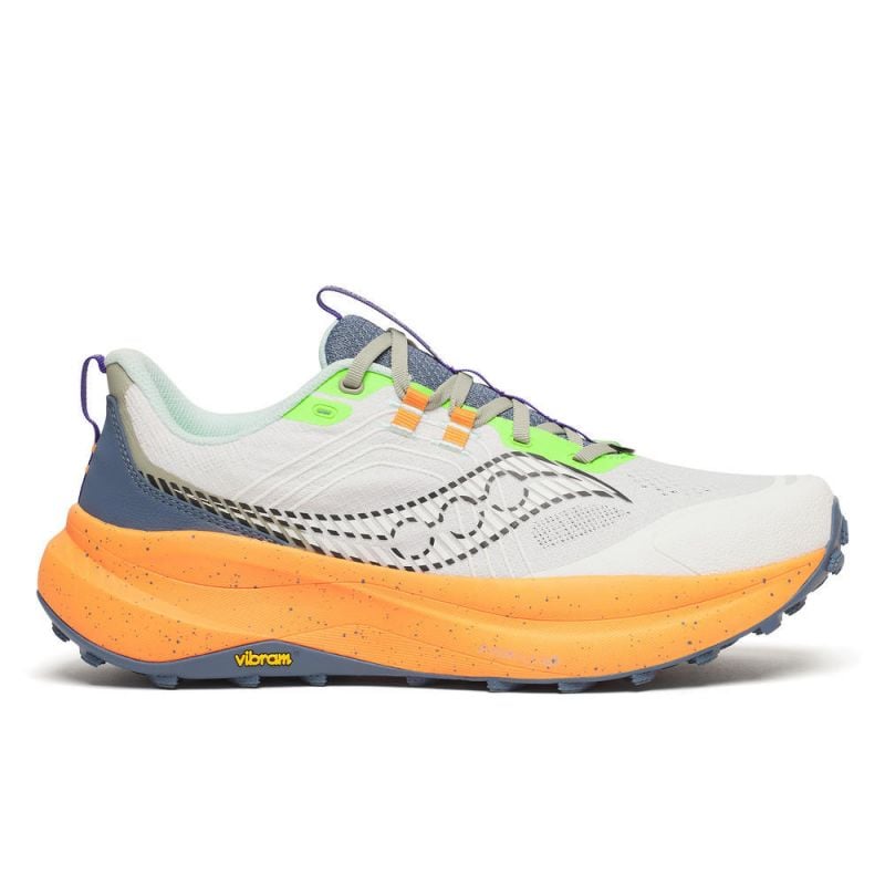 Chaussures de trail SAUCONY XODUS ULTRA 4 (WHITE/TUMERIC) Homme