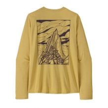 Long Sleeve T-Shirt Patagonia M's L/S Cap Cool Daily Shirt - Cloud Crag (Limestone Yellow - Light Limestone Yellow X-Dye) Men