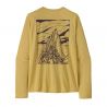 Patagonia M's L/S Cap Cool Daily Shirt - Cloud Crag (Kalksten Gul - Ljus Kalksten Gul X-Dye)