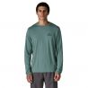 Patagonia M's L/S Cap Cool Daily Shirt - Cloud Crag (Blå Salvia - Ljus Blå Salvia X-Dye)