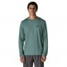 T-Shirt manches longues PATAGONIA M's L/S Cap Cool Daily Shirt - Cloud Crag (Blue Sage - Light Blue Sage X-Dye) Homme 