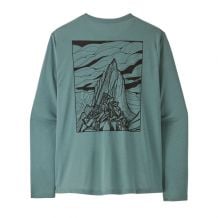 Long Sleeve T-Shirt Patagonia M's L/S Cap Cool Daily Shirt - Cloud Crag (Blue Sage - Light Blue Sage X-Dye) Men