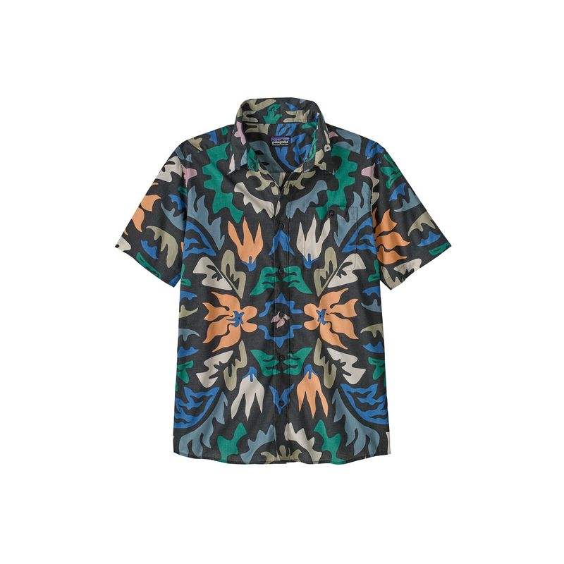 Camisa Patagonia M's Go To Shirt (Kaleido: Black) Hombre