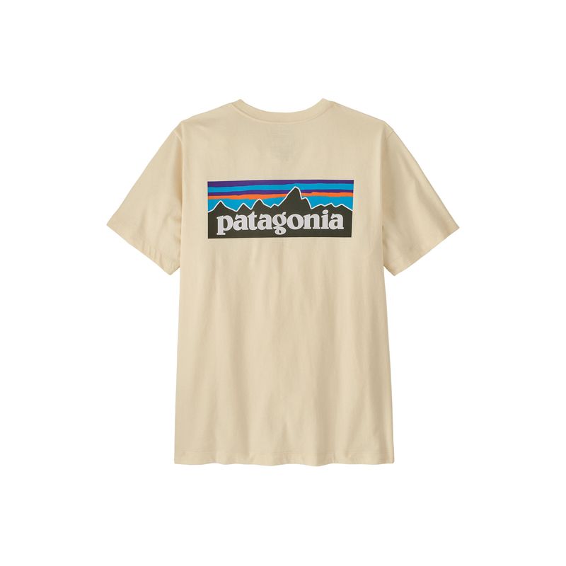 T-Shirt Patagonia M's P-6 Logo T-Shirt (Ufarvet Naturlig) Mand