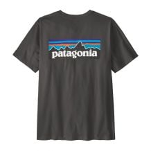 T-Shirt Patagonia M's P-6 Logo T-Shirt (Ink Black) Herren