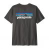 T-Shirt Patagonia M's P-6 Logo T-Shirt (Ink Black) Herren