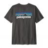 T-Shirt PATAGONIA M's P-6 Logo T-Shirt (Ink Black) Homme 
