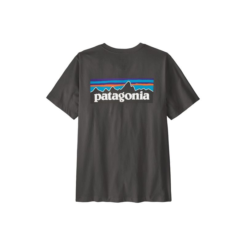 T-Shirt Patagonia M's P-6 Logo T-Shirt (Ink Black) Herr