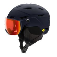 Skimuts met vizier Smith SURVEY EU (Matte Midnight Navy + ChromaPop Everyday Red Mirror) Unisex