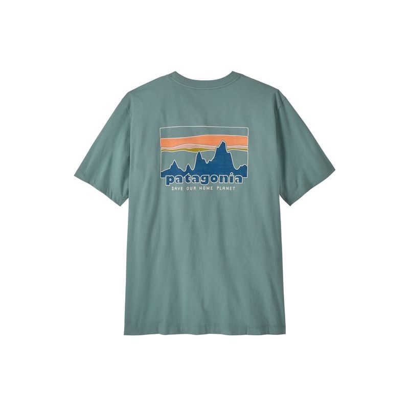 T-shirt Patagonia M's '73 Skyline T-Shirt (Blue Sage) Uomo