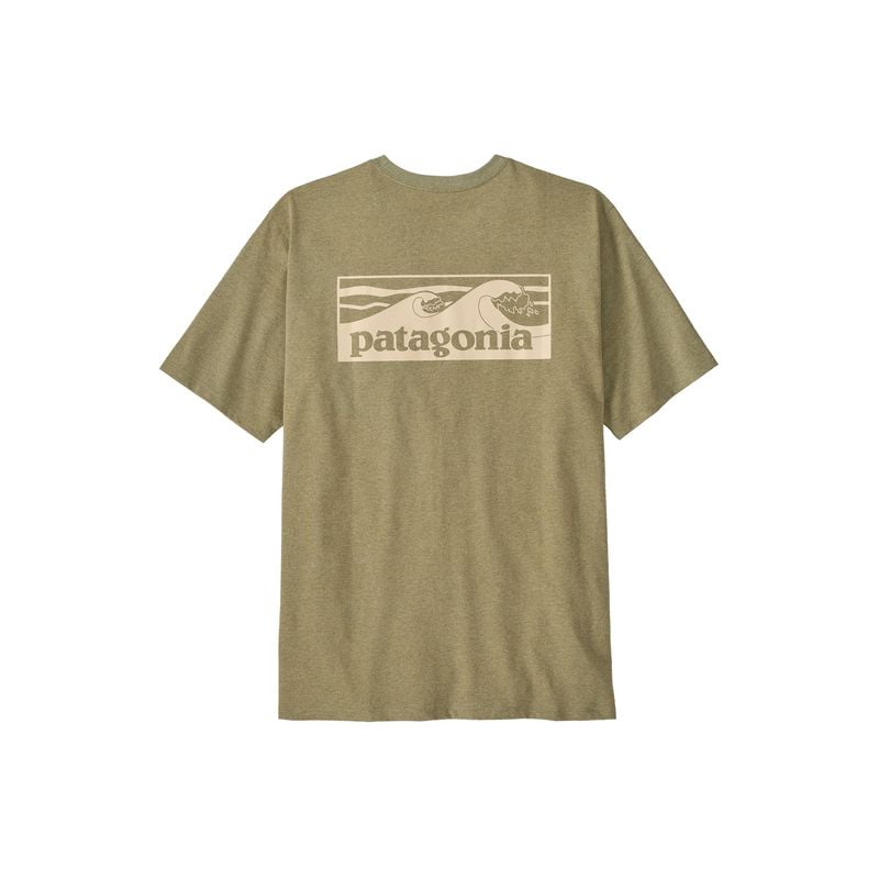 T-shirt PATAGONIA M's Boardshort Logo Pocket Responsibili-Tee (Gumtree Green) Homme 