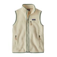 Patagonia Naisille Retro Pile Vest (Luonnollinen w/Ellwood Green)