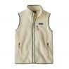 Patagonia W's Retro Pile Vest (Natural w/Ellwood Green)