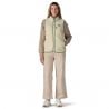 Patagonia W's Retro Pile Vest (Natural w/Ellwood Green)