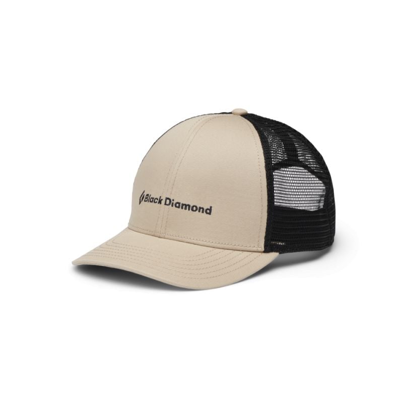 Cappello Black Diamond BD TRUCKER HAT (Khaki-Nero-BD Wordmark)