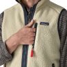 Patagonia M's Retro Pile Vest (Pelican w/Smolder Blue)