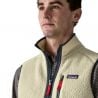 Polaire sans manches PATAGONIA M's Retro Pile Vest (Pelican wSmolder Blue) Homme 