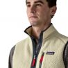 Patagonia M's Retro Pile Vest (Pelican w/Smolder Blue)