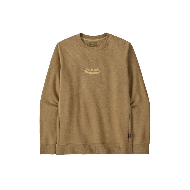 Sweat PATAGONIA M's '95 Oval Logo Uprisal Crew Sweatshirt (Bobcat Brown) Homme 