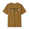 Patagonia M's '95 Oval Logo T-Shirt (Bobcat Brown: Sunshine)