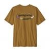 Patagonia T-Shirt M's '95 Oval Logo (Bobcat Brown: Sunshine)