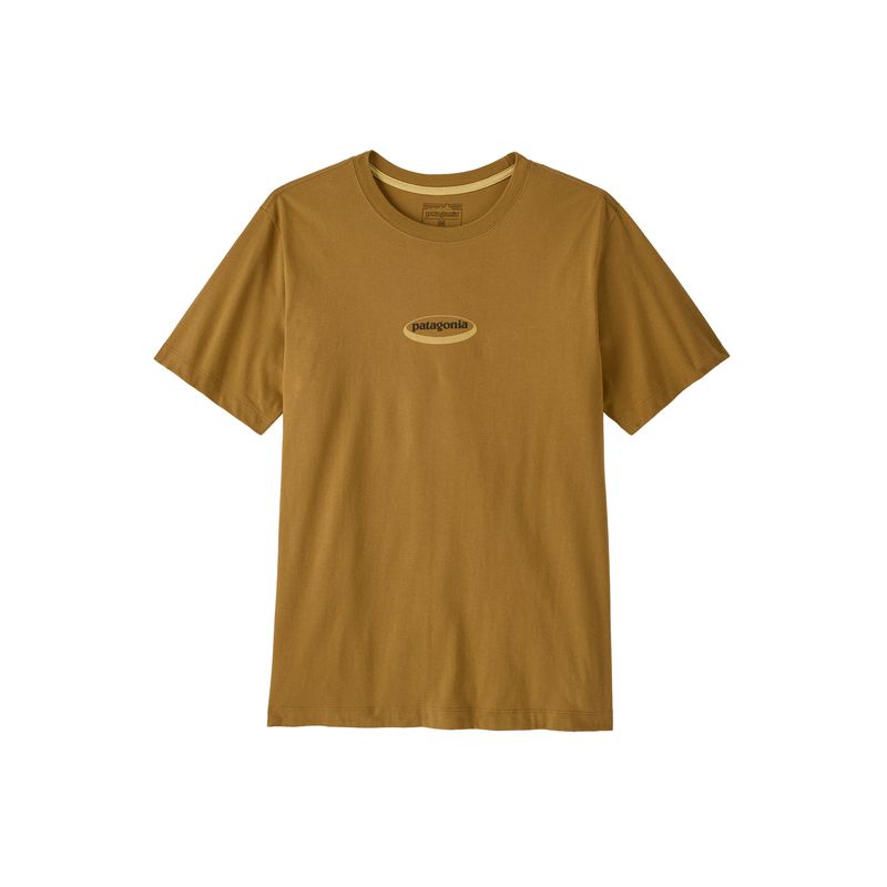 T-skjorte Patagonia M's '95 Oval Logo T-Shirt (Bobcat Brown: Sunshine) Herre