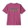 Patagonia M's '95 Oval Logo T-Shirt (Faded Magenta)