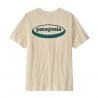 T-shirt PATAGONIA M's '95 Oval Logo T-Shirt ( Undyed Natural) Homme 