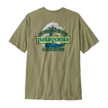 T-Shirt Patagonia M's Great Waves Responsibili-Tee (Gumtree Green) Herren