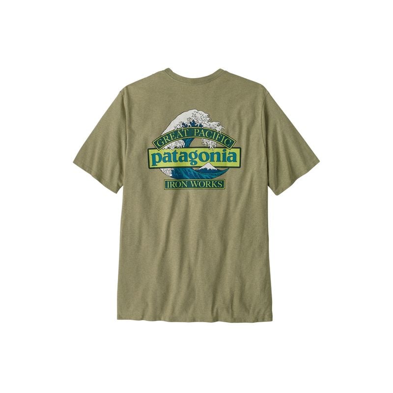 T-shirt Patagonia M's Great Waves Responsibili-Tee (Gumtree Green) Men