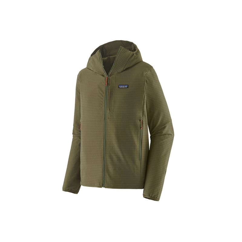 Patagonia M's R1 TechFace Hoody (Basin Green)