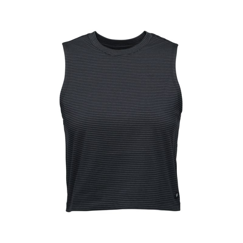 Tanktop Black Diamond W BD STRIPE TANK (Black-Carbon) Kvinder