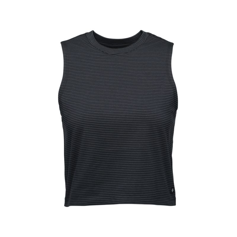 Tanktop Black Diamond W BD STRIPE TANK (Black-Carbon) Dame