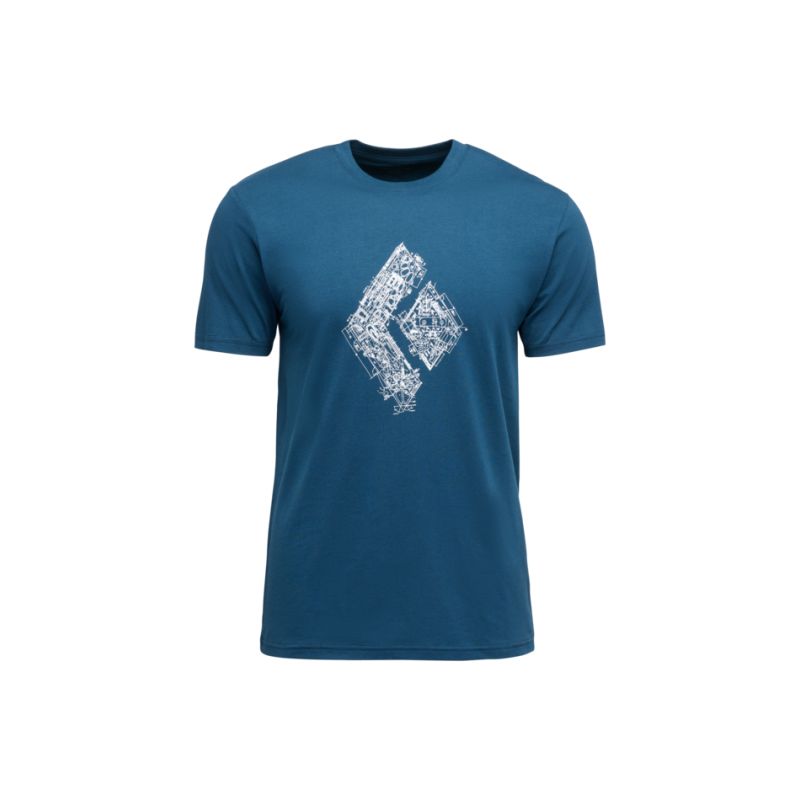 T-shirt Black Diamond M ENGINEERED DIAMOND SS (Indigo) Mand