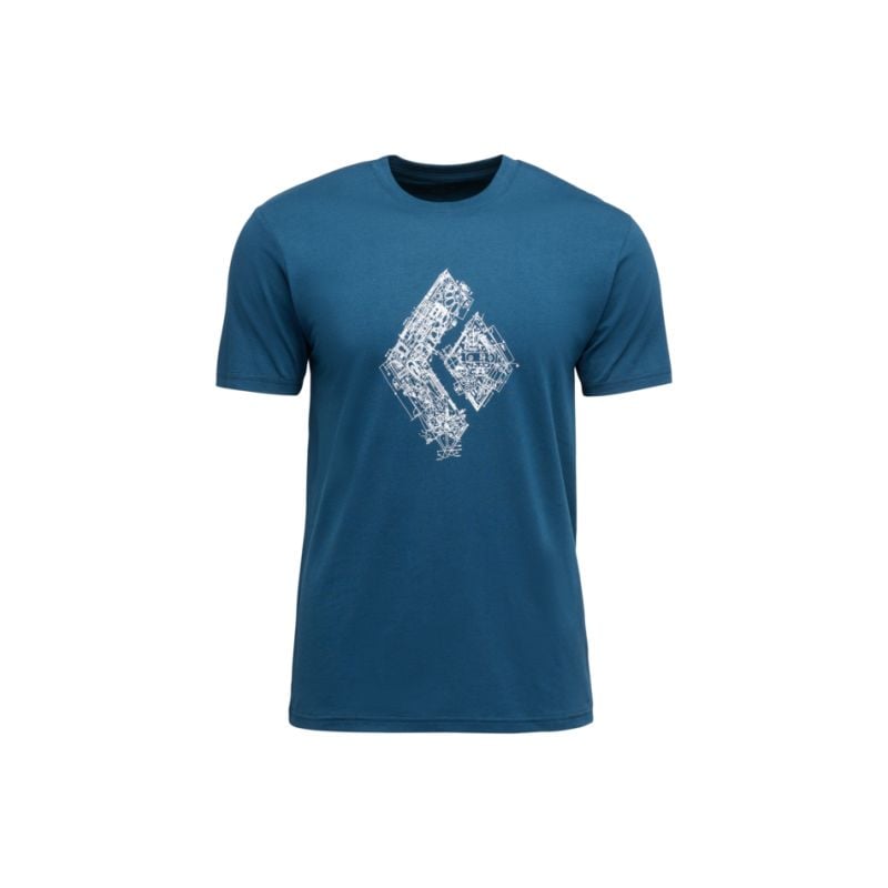 Tee-shirt BLACK DIAMOND M ENGINEERED DIAMOND SS (Indigo) Homme