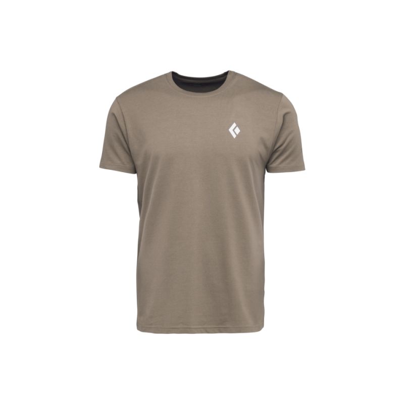 T-shirt Black Diamond M BD BACKCOUNTRY STAMP SS TEE (Walnut) Uomo