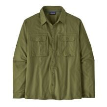Paita Patagonia M's L/S Self Guided Sun Shirt (Caper Green) Miehet